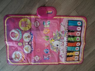 Alfombra musical unicornio para niñas