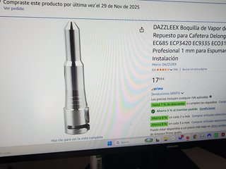 Cafetera Espresso DeLonghi Dedica