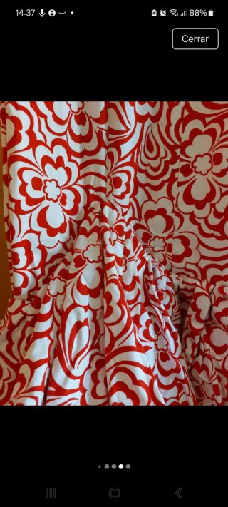 Traje de flamenca rojo y blanco