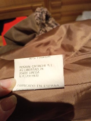 Cazadora acolchada mujer borreguito