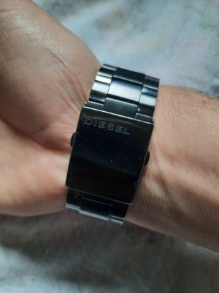 Reloj Diesel Negro y Azul Cronógrafo