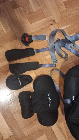 Silla coche Borsino baby negra