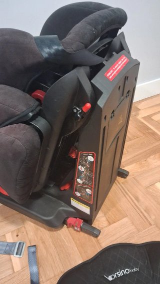 Silla coche Borsino baby negra