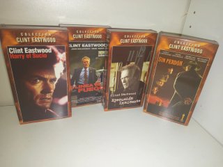 Colección 4 VHS Clint Eastwood