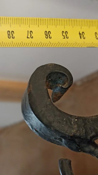 Pareja Faroles Antiguos Metálicos Rústicos 30 cm