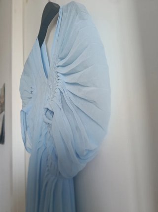 Vestido Naf Naf azul celeste nuevo