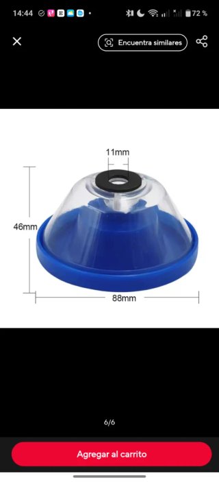 Mini cubeta polvo para taladro