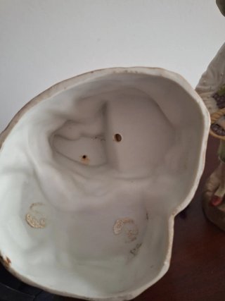 Figuras de Biscuit de pareja vendimiadora
