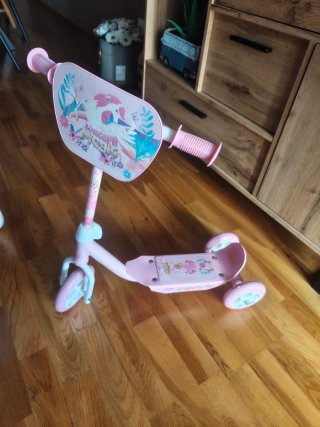 Patinete infantil 3 ruedas unicornio rosa