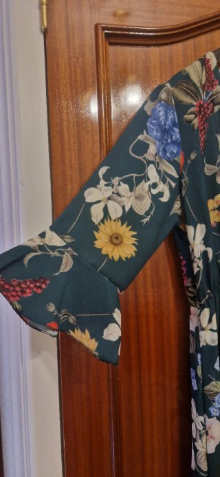 Vestido largo estampado floral