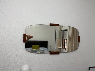 Mueble zapatero madera oscura