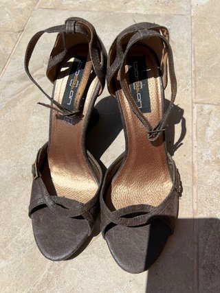 Sandalias de cuña Boston Talla 38 Marrón