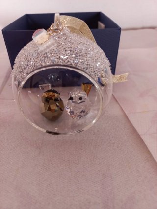 Adorno Bola Swarovski Pájaros SCS