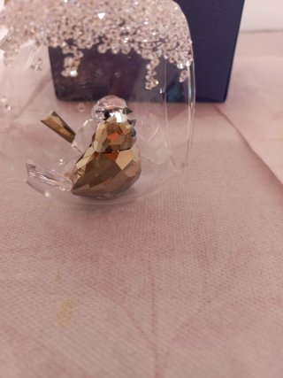 Adorno Bola Swarovski Pájaros SCS