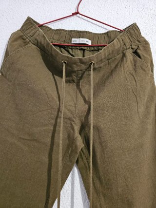 Pantalón lino mujer