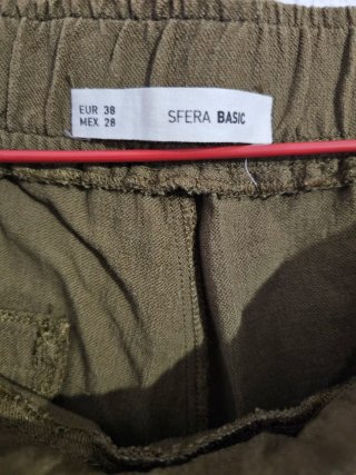 Pantalón lino mujer