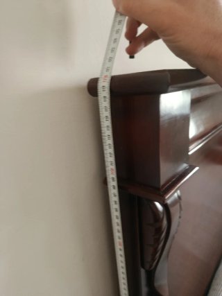 Conjunto Cabecero + 2 Mesillas Caoba