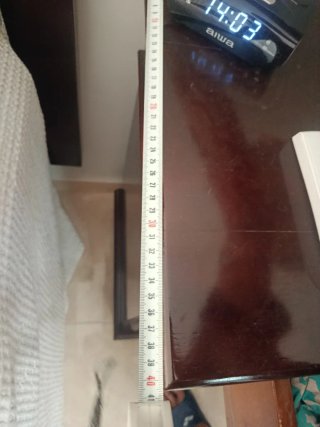 Conjunto Cabecero + 2 Mesillas Caoba