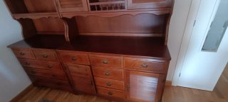 Mueble de salón de nogal americano