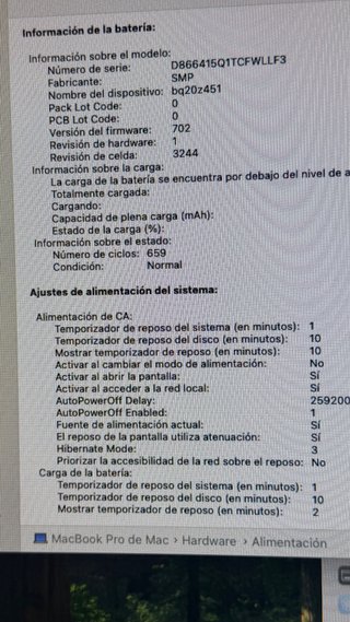 MacBook Pro 15 2013 Plata