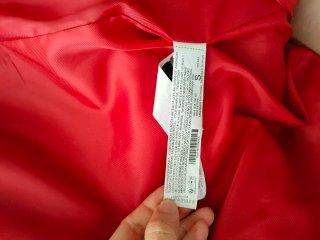 Abrigo oversize rojo Stradivarius Talla S