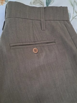 Traje MNG kaki vestir