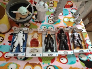 Lote Star Wars: Figuras y Vehículo AT-AT