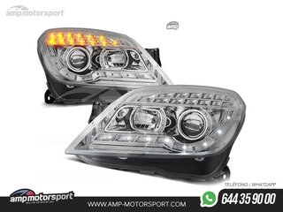 FAROS DELANTEROS LUZ DIURNA LED PARA OPEL ASTRA H
