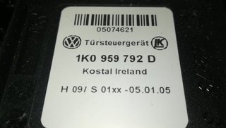 Volkswagen 124514 motor elevalunas 1k0959792g golf