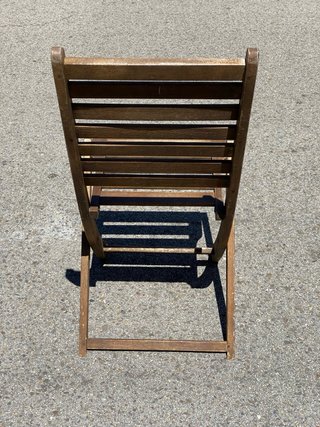 Juego 4 Sillas Plegables Madera Exterior