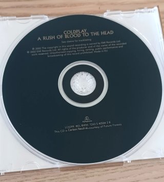 CD Coldplay A Rush of Blood to the Head