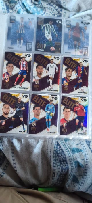 Cartas Panini Fútbol