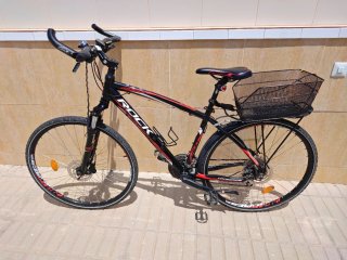 Bicicleta Rock Crossride Negra
