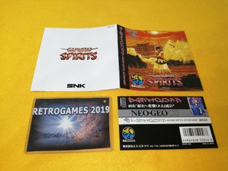 Neo Geo SAMURAI SPIRITS Neogeo CD SNK SPINE