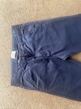 Pantalón Scalpers slim fit niño azul talla 12