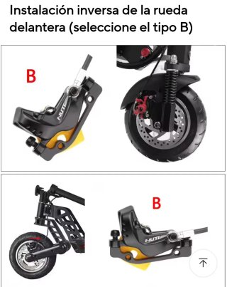 Frenos de disco NUTT para patinete eléctrico