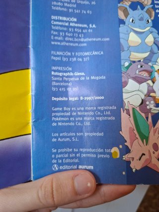 Guía Pokémon Rojo y Azul GameBoy