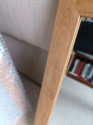 2 Espejos Cuadrados Zara Home Madera