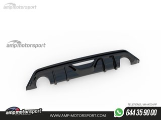 DIFUSOR TRASERO TOYOTA GR YARIS MK4 2020-- NEGRO MATE