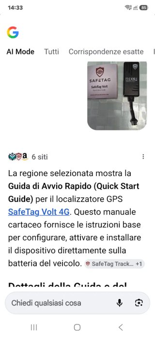 Tracker GPS SafeTag Volt 12v