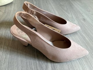 Zapatos de tacón beige/rosa