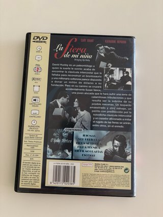 DVD La Fiera de mi Niña - Bringing Up Baby