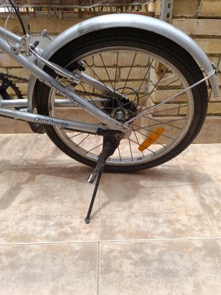 Bicicleta Plegable Plata