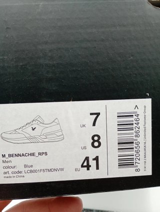Scarpe Lyle & Scott n 41 blu bianche