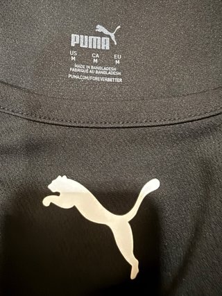 Camiseta deportiva Puma negra