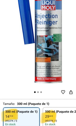 Liqui Moly 2522 Injection Reiniger 300ml gasolina