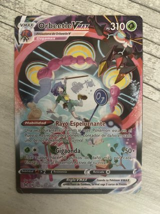 Carta Pokémon Orbeetle VMAX TG13/TG30