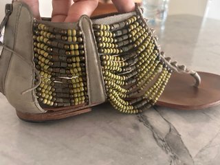 Sandalias ASH Marrón y Verde