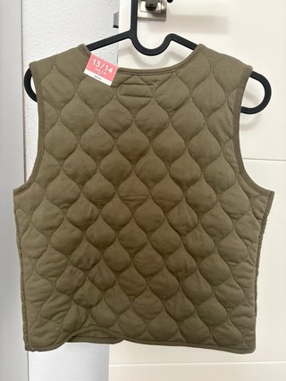 Chaleco acolchado Lefties verde oliva