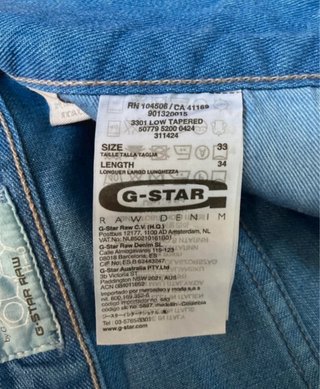 Pantalón vaquero de hombre de G-Star Raw (W33/L34)